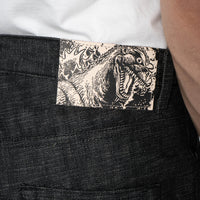 Easy Guy - 1954 Godzilla Selvedge - Black
