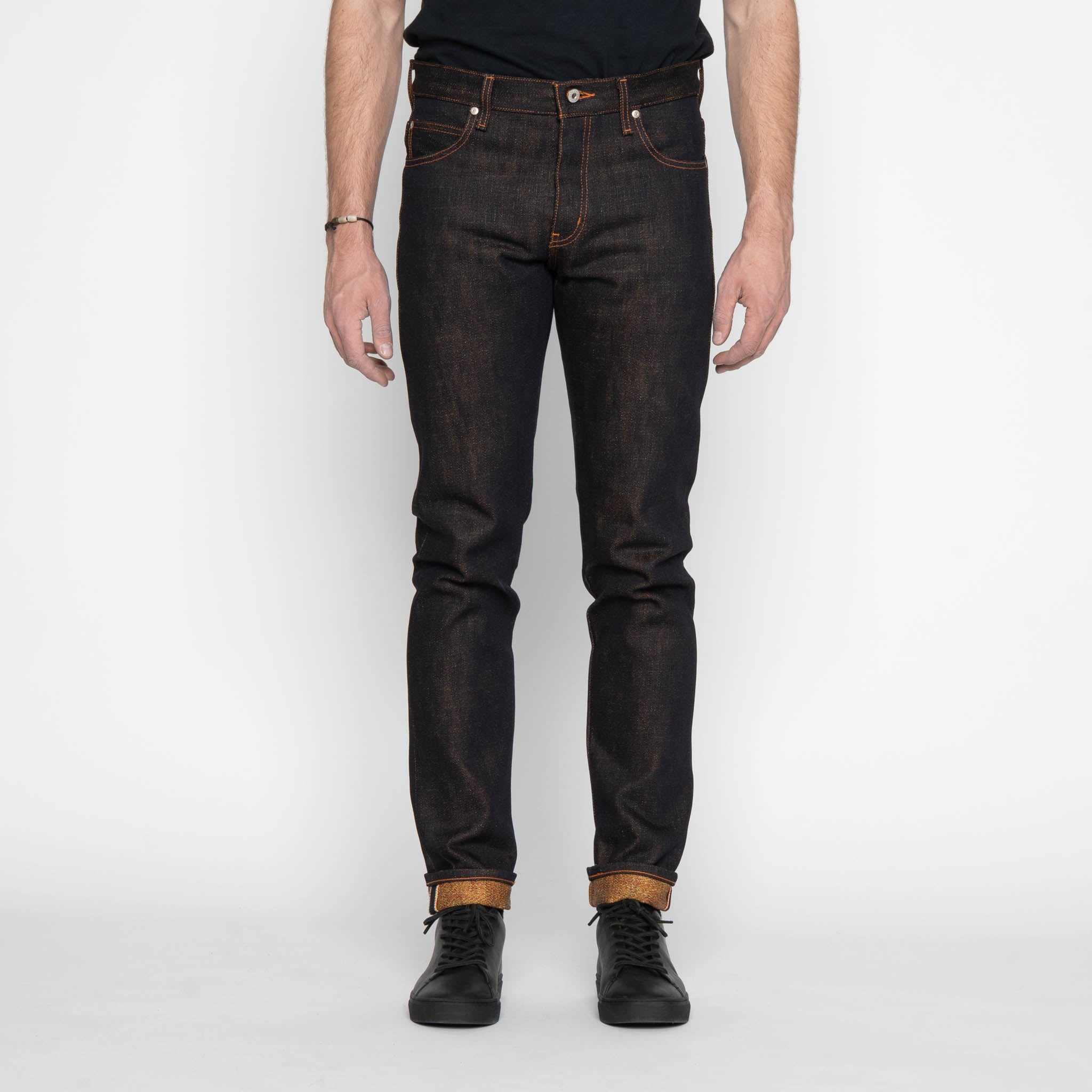 Super Guy - Burning Godzilla Selvedge - Indigo by Naked & Famous Denim