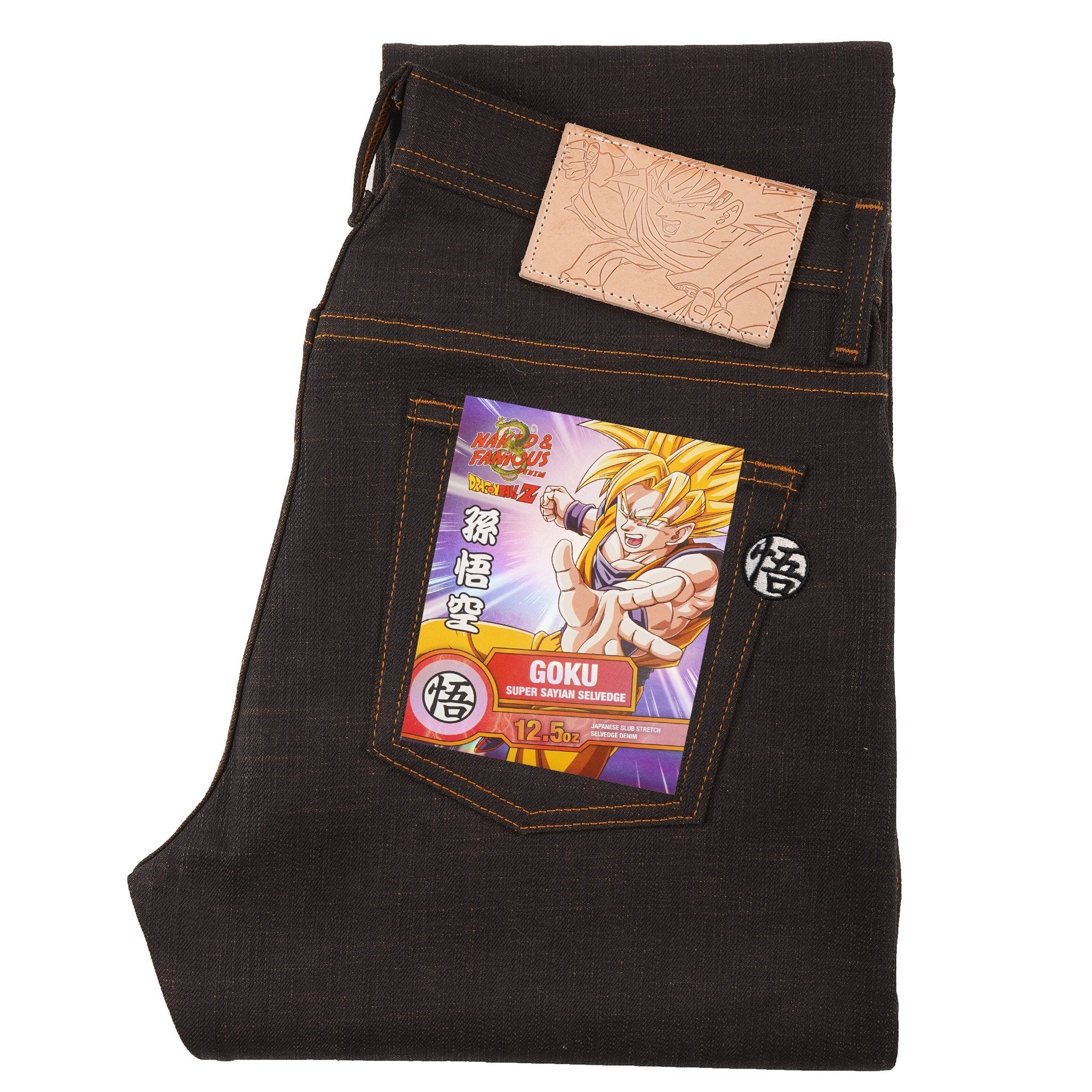 Weird Guy - Goku Super Saiyan Selvedge by Naked & Famous Denim