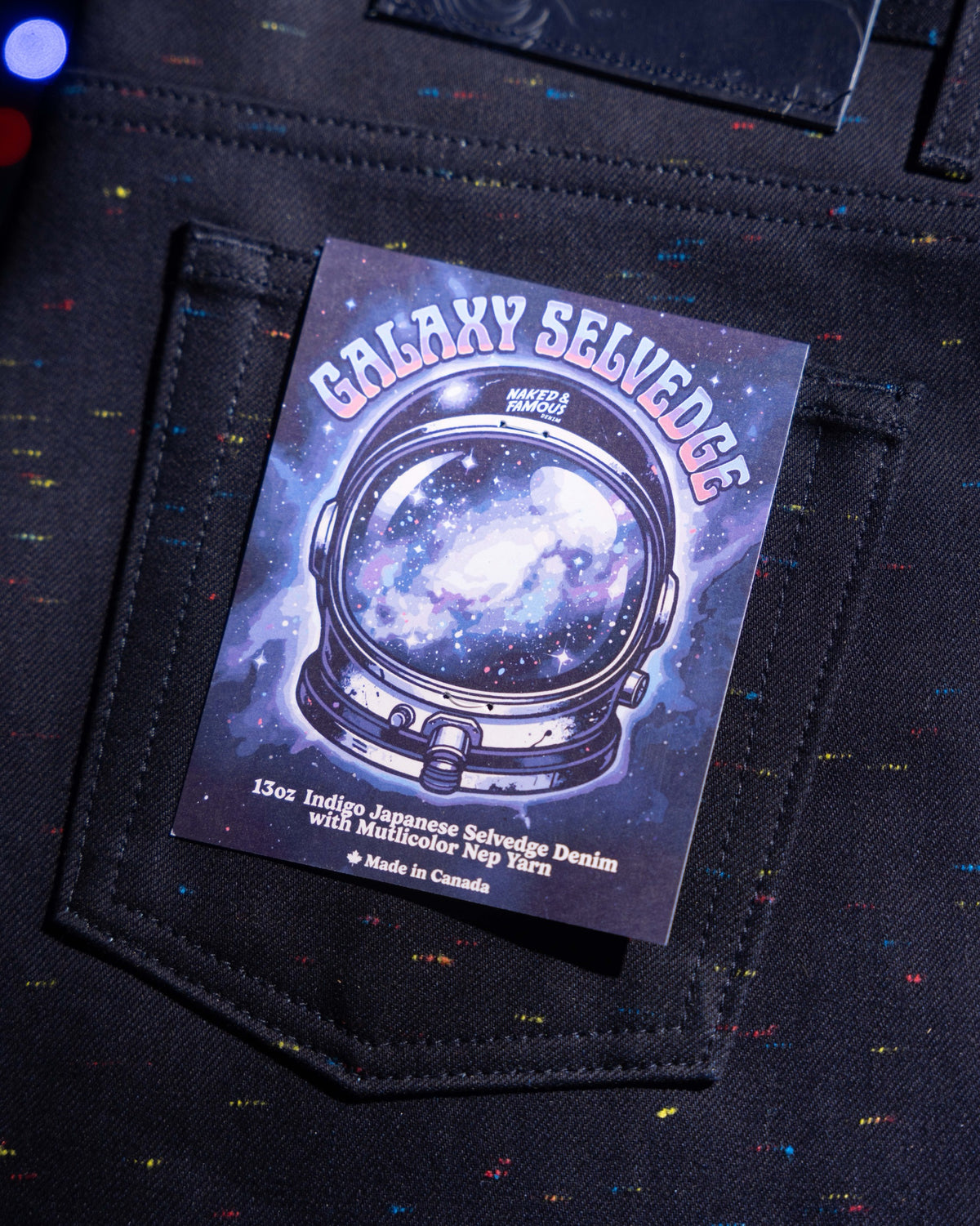 Galaxy Selvedge: A Multicolored Universe