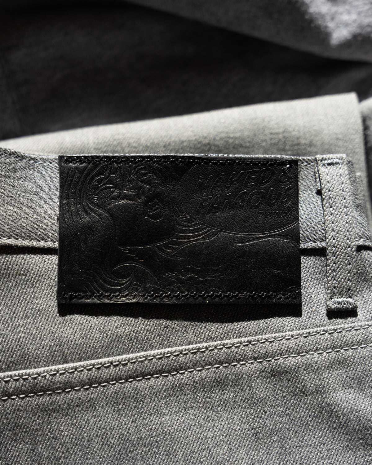 Heather Grey Selvedge: Blended Before Spinning