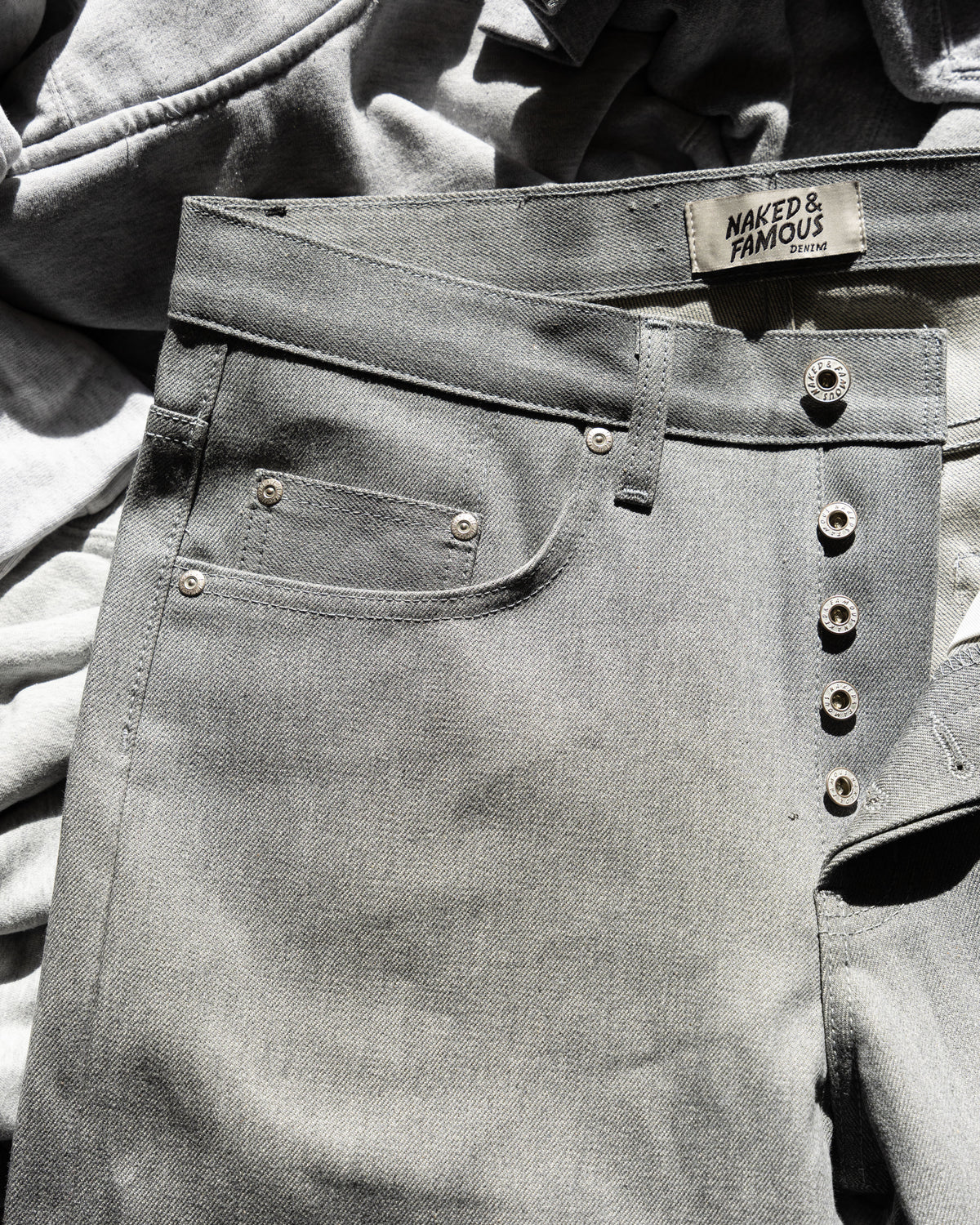 Heather Grey Selvedge: Blended Before Spinning