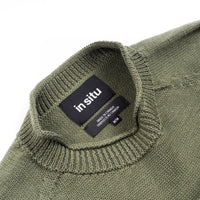 In Situ - V2 Merino Wool Heavyweight Crewneck - Marmora (Olive)