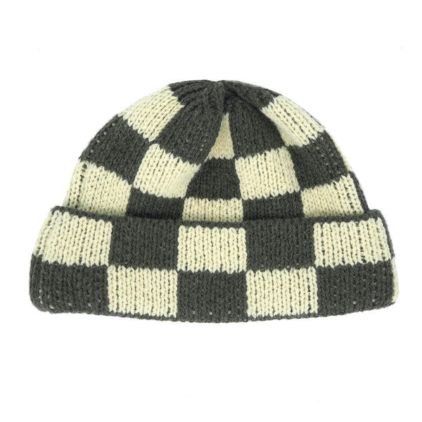 Checker Beanie - Green