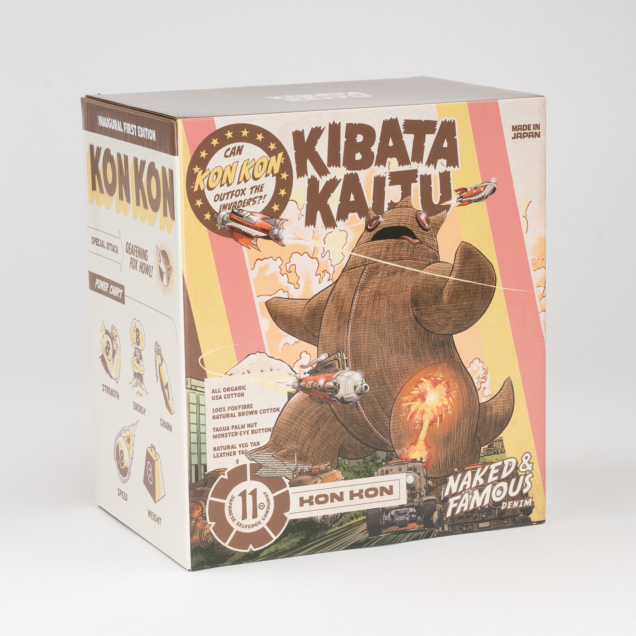 Kon Kon - Kibata Kaiju- Selvedge FoxFibre® Corduroy Collectible by Naked & Famous Denim