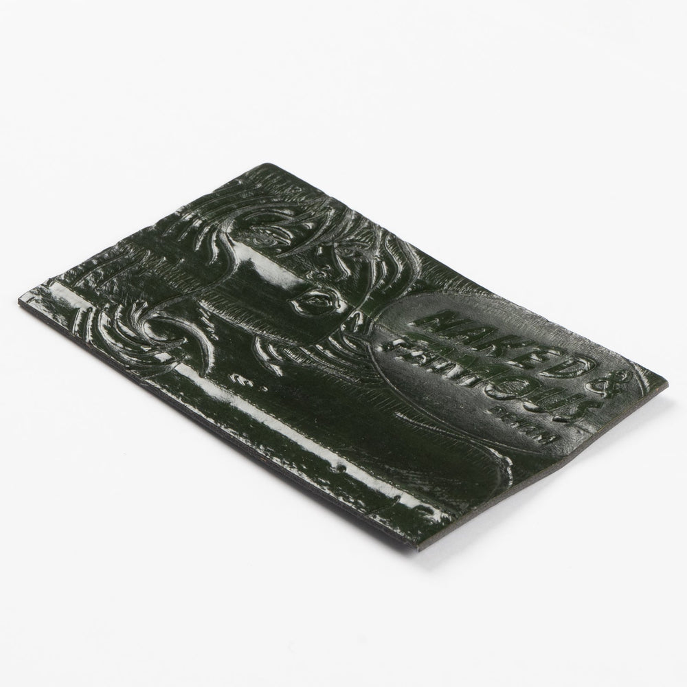 Tragic Blond Leather Patch - Sea Green Eelskin by Naked & Famous Denim