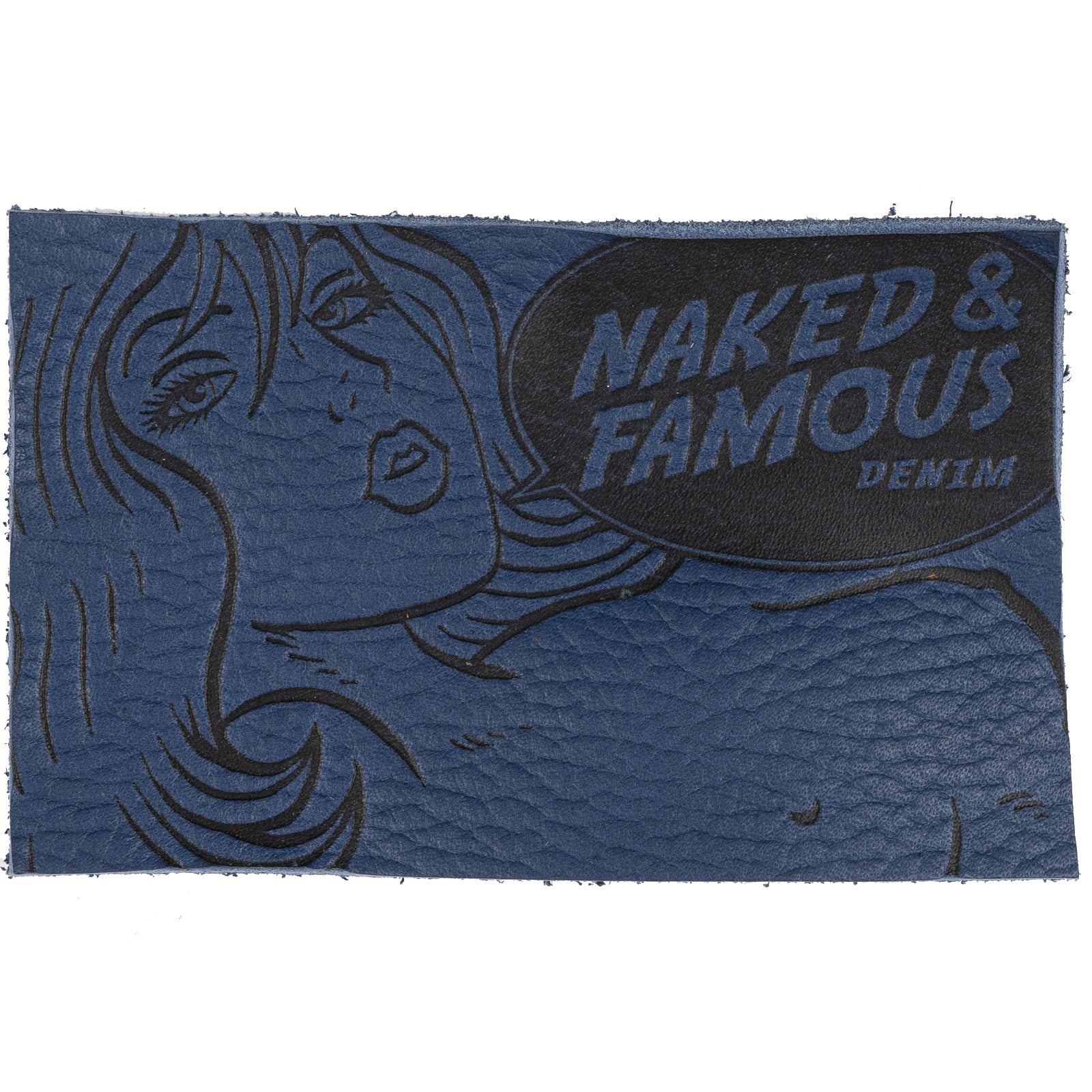 Tragic Blond Patch - Cobalt Lamb by Naked & Famous Denim