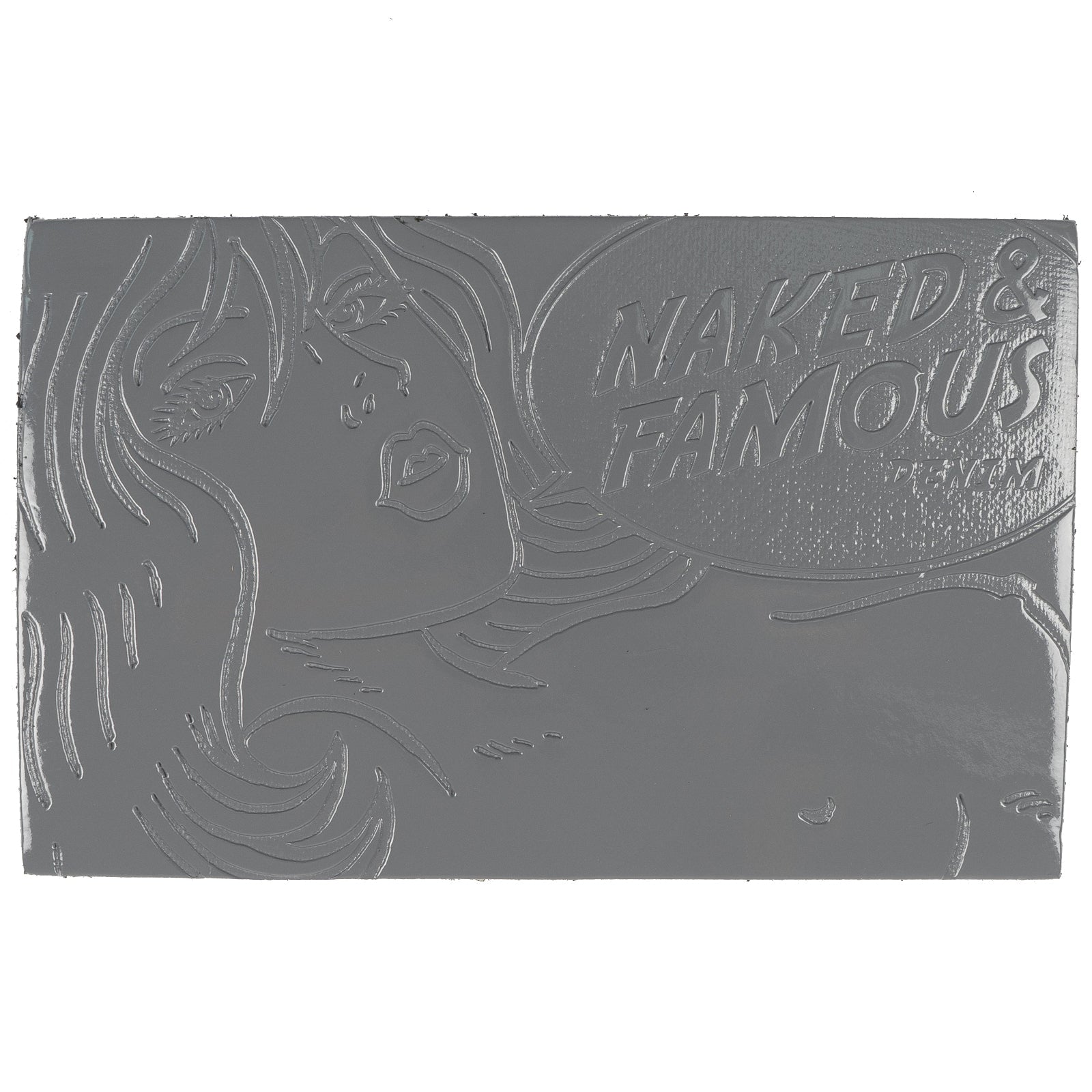 Tragic Blond Patch - Patent Grey by Naked & Famous Denim