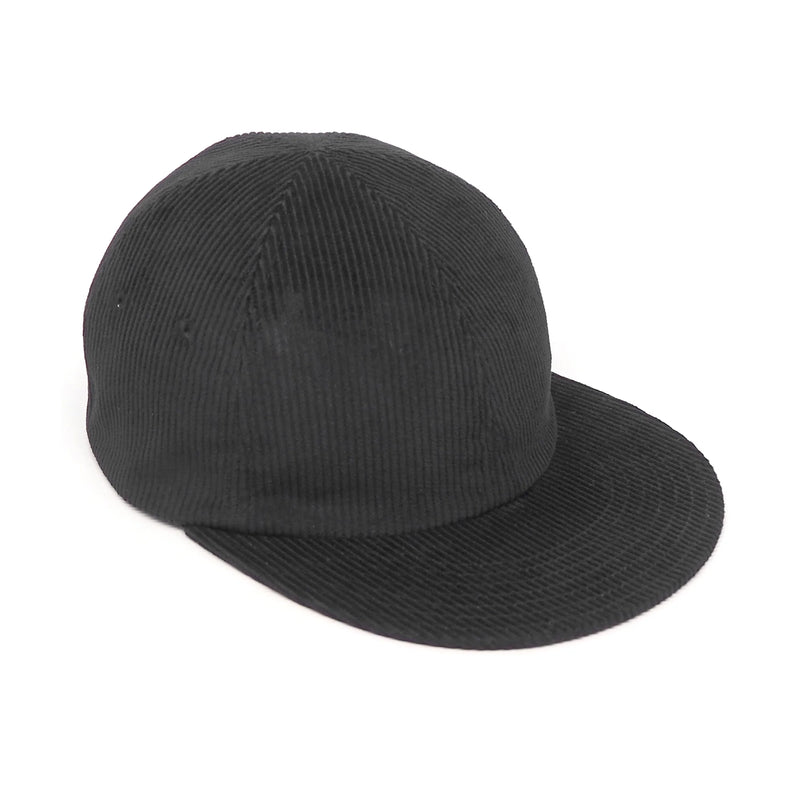 Classic 6 Panel Cap 8W Corduroy - Black