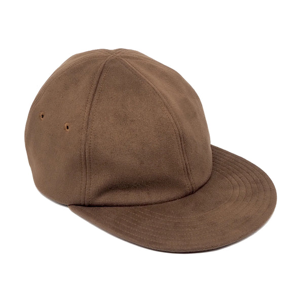 Classic 6 Panel Cap Microsuede - Brown