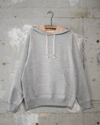 Pullover Hoodie - Fleeced Foxfibre® - Heather Grey