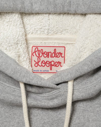 Pullover Hoodie - Super Looper French Terry - Heather Grey