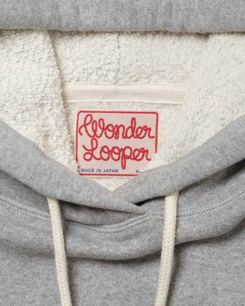 Pullover Hoodie - Super Looper French Terry - Heather Grey