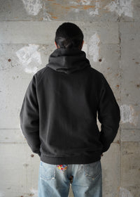 Pullover Hoodie - 701gsm Double Heavyweight French Terry - Sumi Black