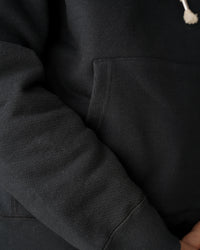 Pullover Hoodie - 701gsm Double Heavyweight French Terry - Sumi Black