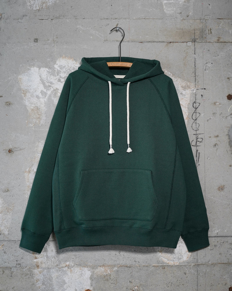 Pullover Hoodie - 701gsm Double Heavyweight French Terry - Green