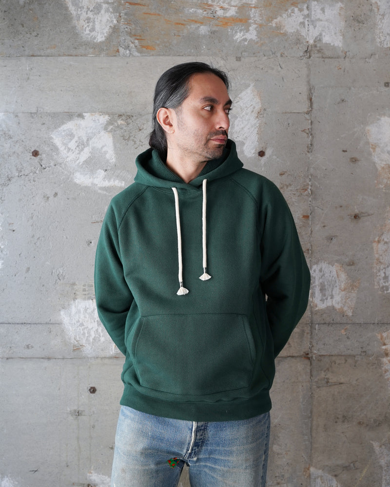 Pullover Hoodie - 701gsm Double Heavyweight French Terry - Green