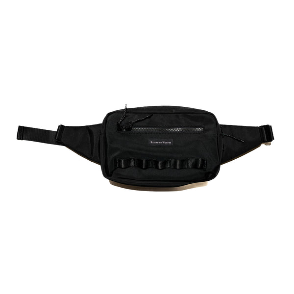 Recycled Nylon Side Bag - Black