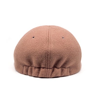 Classic 6 Panel Cap Acrylic Wool Short Brim - Coral