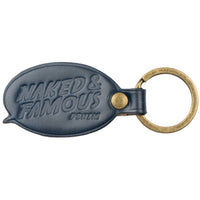Leather Key Charm - Shell Cordovan - Indigo