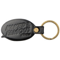 Leather Key Charm - Shell Cordovan - Jet Black
