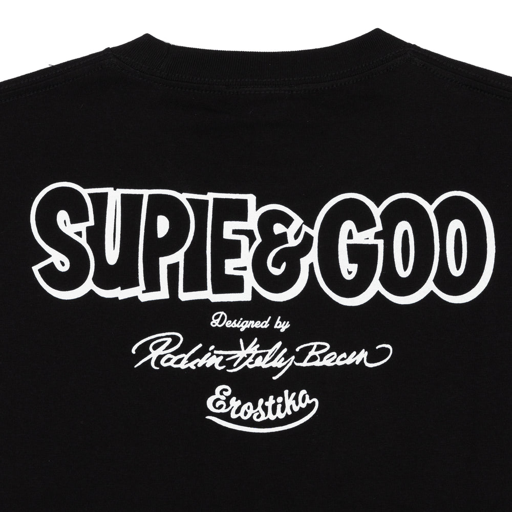 Adventure of Supie & Goo T-shirt - Black by Erostika by Rockin'Jelly Bean