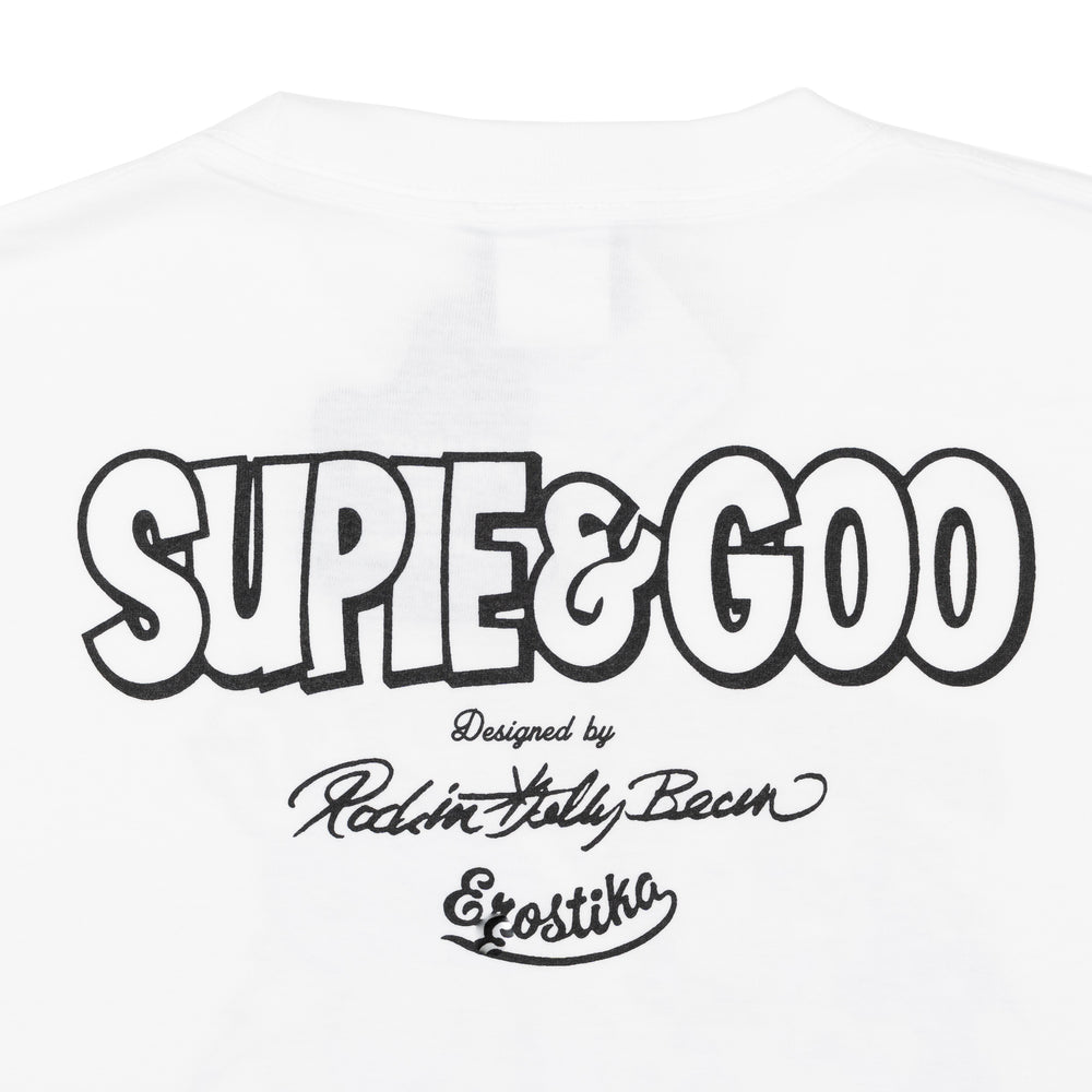 Adventure of Supie & Goo T-shirt - White by Erostika by Rockin'Jelly Bean