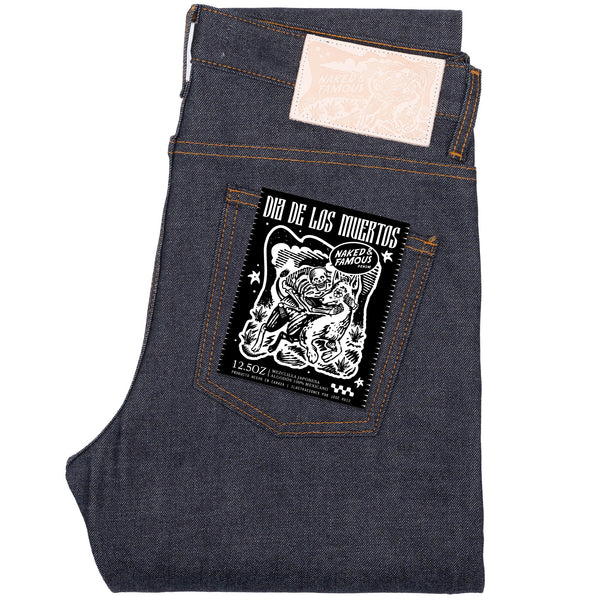 Super Guy - Dia De Los Muertos Selvedge - Indigo