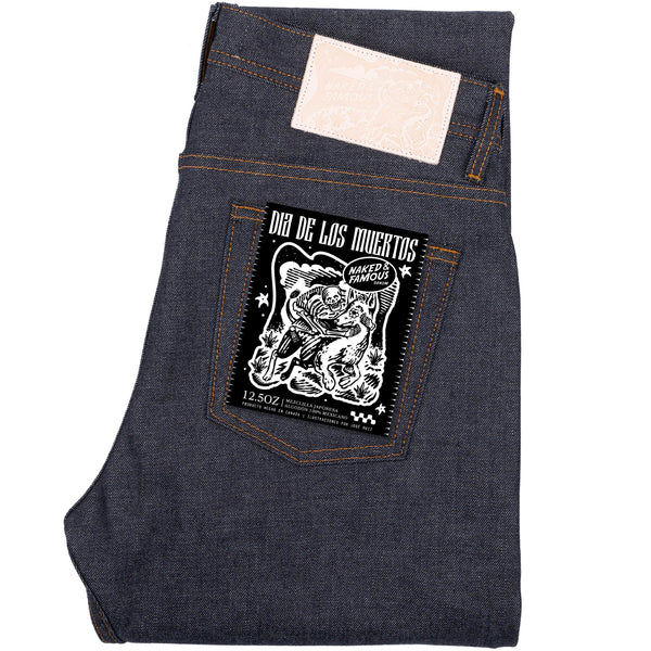Weird Guy - Dia De Los Muertos Selvedge - Indigo