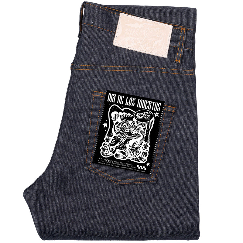 Easy Guy - Dia De Los Muertos Selvedge - Indigo