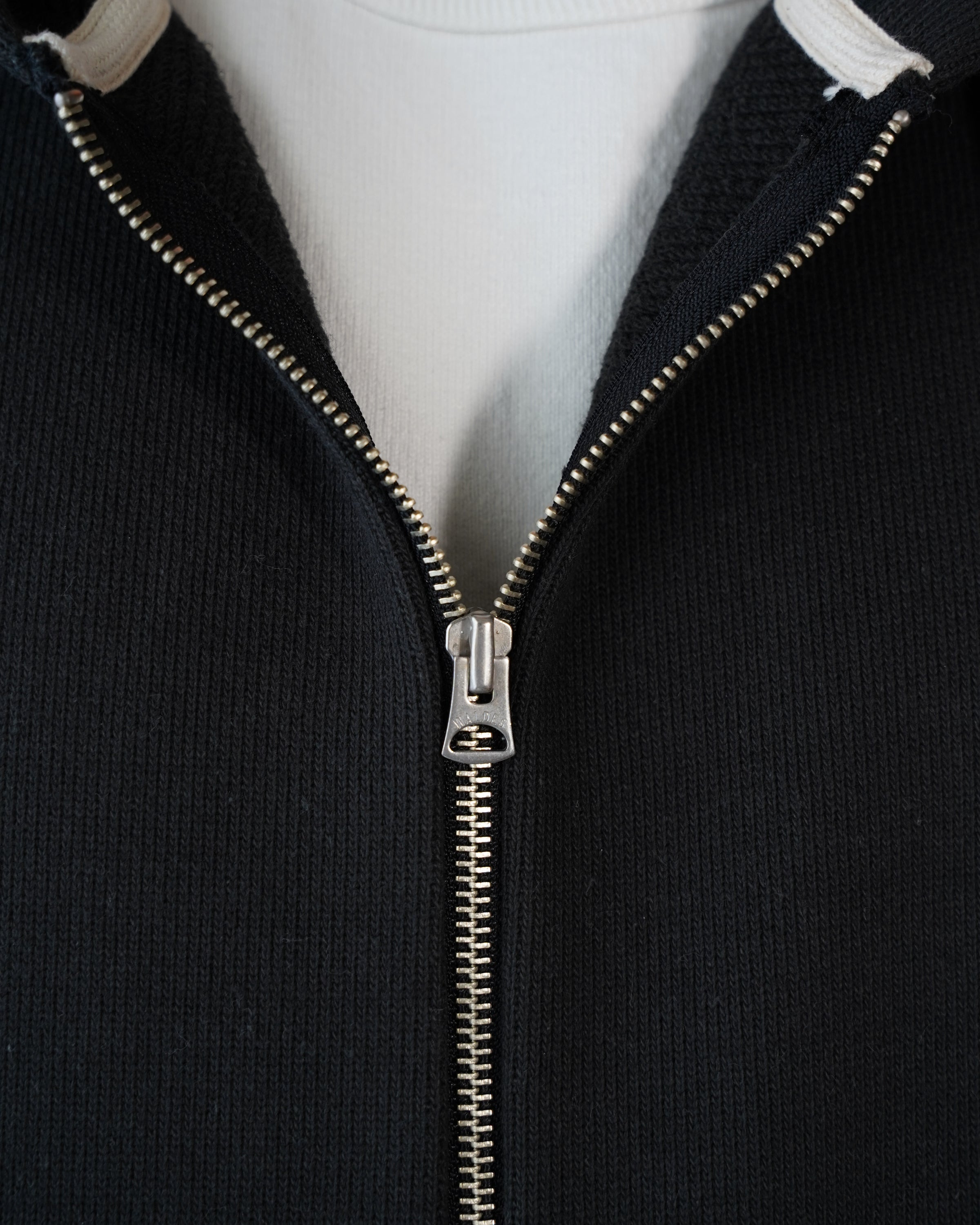 Zip Hoodie - 876gsm Double Heavyweight French Terry - Sumi Black by Wonder Looper
