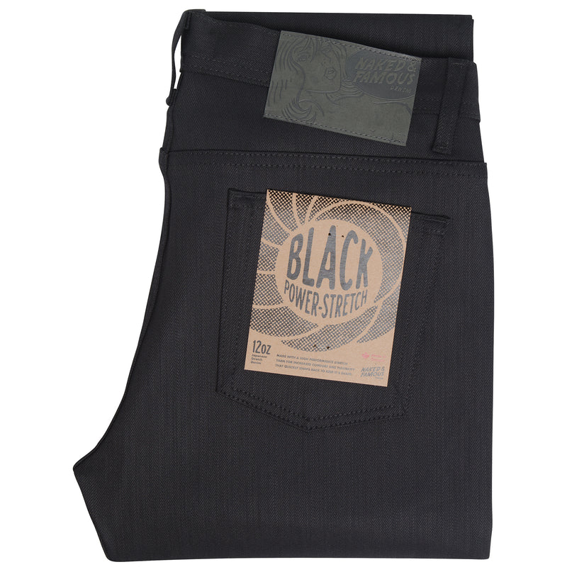 Weird Guy - Black Power Stretch | Naked & Famous Denim