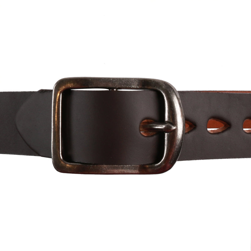Thick Belt - 7mm Bovine Leather - Brown Media 2 of 2