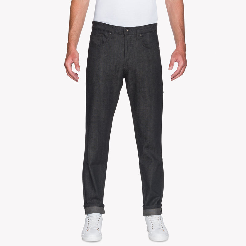 Easy Guy - Black x Grey Stretch Selvedge | Naked & Famous Denim