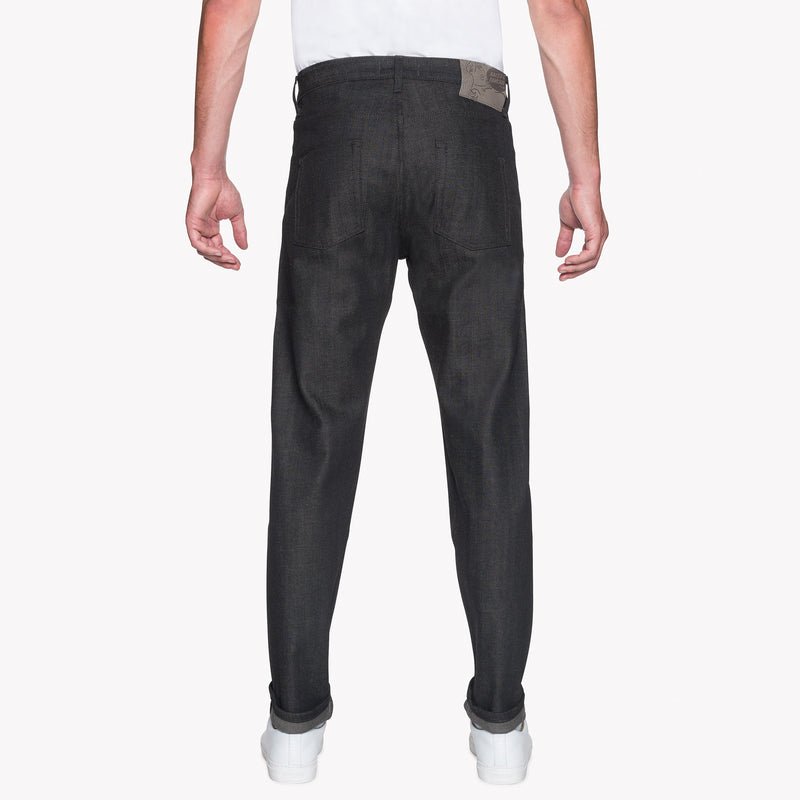 Easy Guy - Black x Grey Stretch Selvedge | Naked & Famous Denim