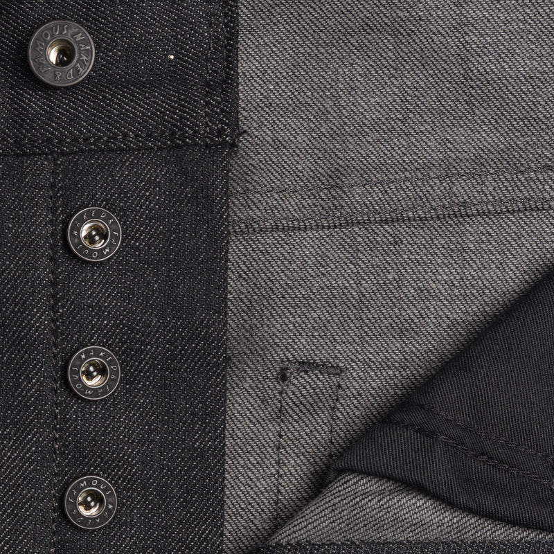 Easy Guy - Black x Grey Stretch Selvedge | Naked & Famous Denim