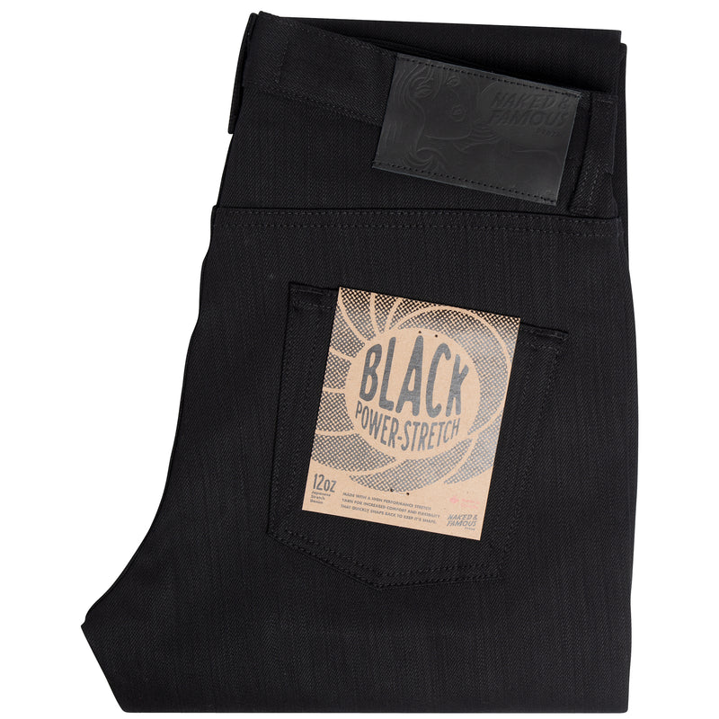 Easy Guy - Black Power Stretch | Naked & Famous Denim