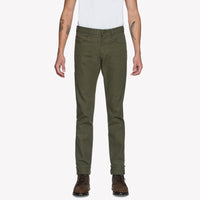 Super Guy - Army Green Duck Selvedge | Naked & Famous Denim