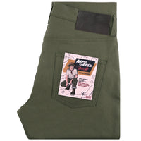 Easy Guy - Army Green Duck Selvedge | Naked & Famous Denim