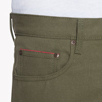 Easy Guy - Army Green Duck Selvedge | Naked & Famous Denim