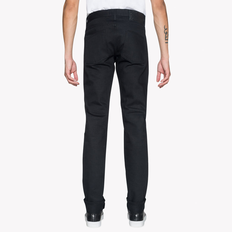 Super Guy - Solid Black Selvedge | Naked & Famous Denim