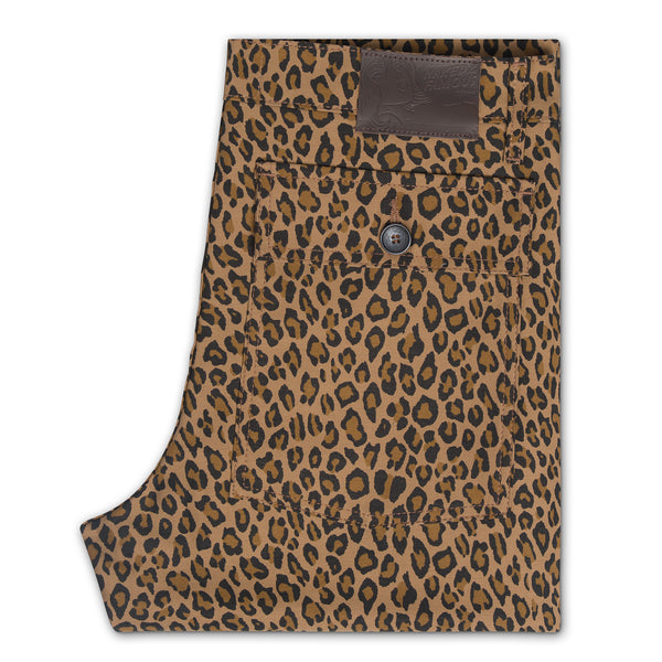 Work Pant - Leopard Print | Naked & Famous Denimm