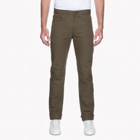 Weird Guy - Raw Cotton Canvas - Olive | Naked & Famous Denim