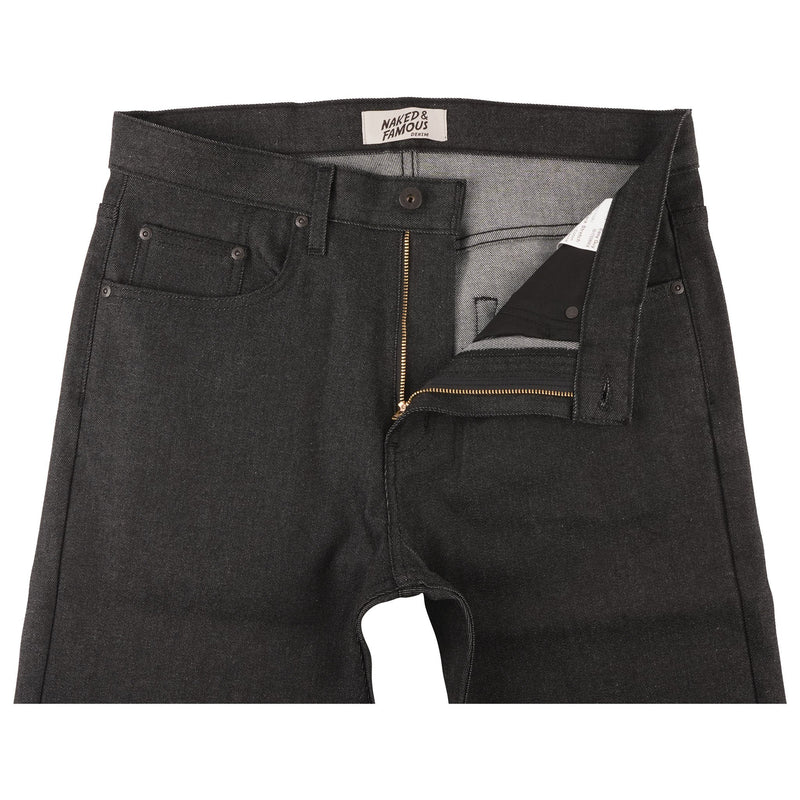 Easy Guy - Ash Black Stretch Denim - front