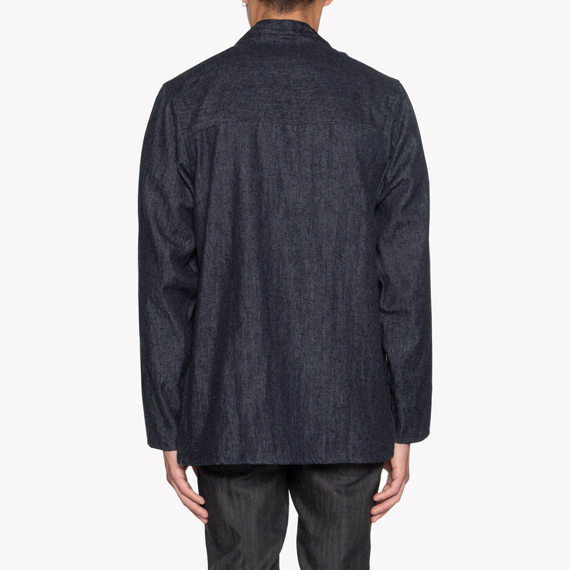 Kimono Shirt - Slub Nep Rinsed Denim | Naked & Famous Denim