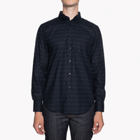 Easy Shirt - Kimono Arrows - Blue | Naked & Famous Denim