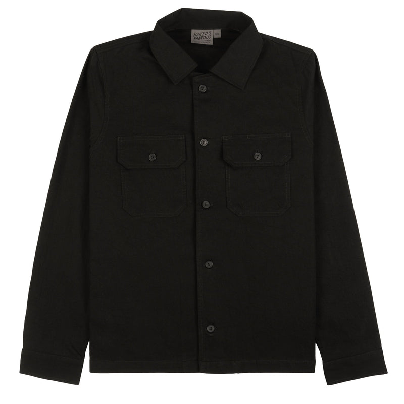 Work Shirt - Black Rinsed Oxford