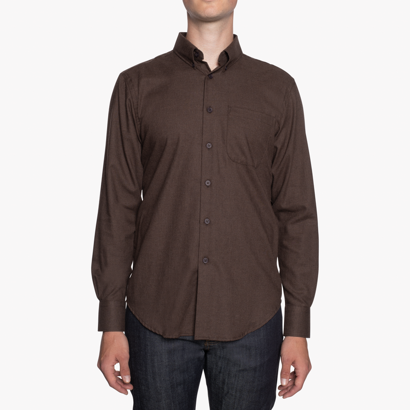 Easy Shirt - Soft Twill - Brown | Naked & Famous Denim