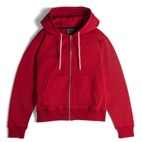 Zip Hoodie - Heavyweight Terry - Red | Naked & Famous Denim