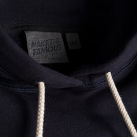 Pullover Hoodie - Heavyweight Terry - Navy | Naked & Famous Denim